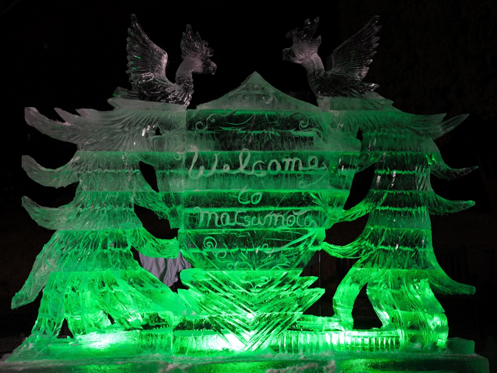 氷彫フェスティバルの作品